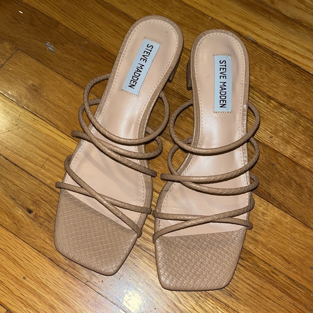 Steve Madden Low Strap Sandal Heel